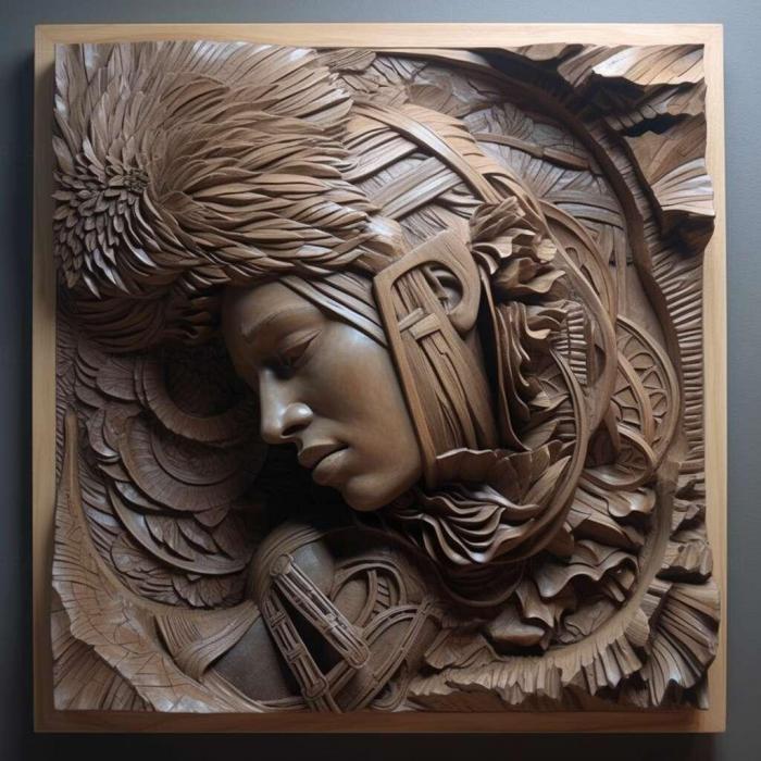 نموذج ثلاثي الأبعاد لآلة CNC 3D Art 